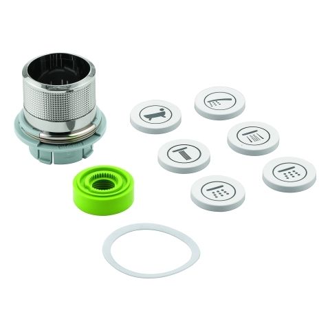 GROHE Druckknopfbetätigung 48361 für SmartControl Unterputz supersteel