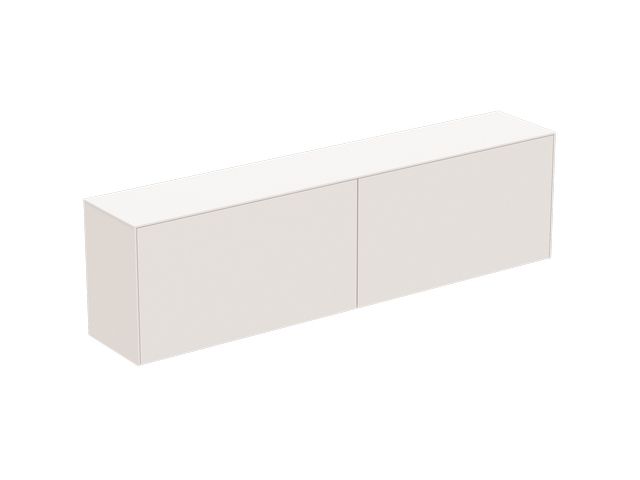 IS WT-Platte Conca ohne Ausschnitt TF030Y1, 1202x373mm Weiß