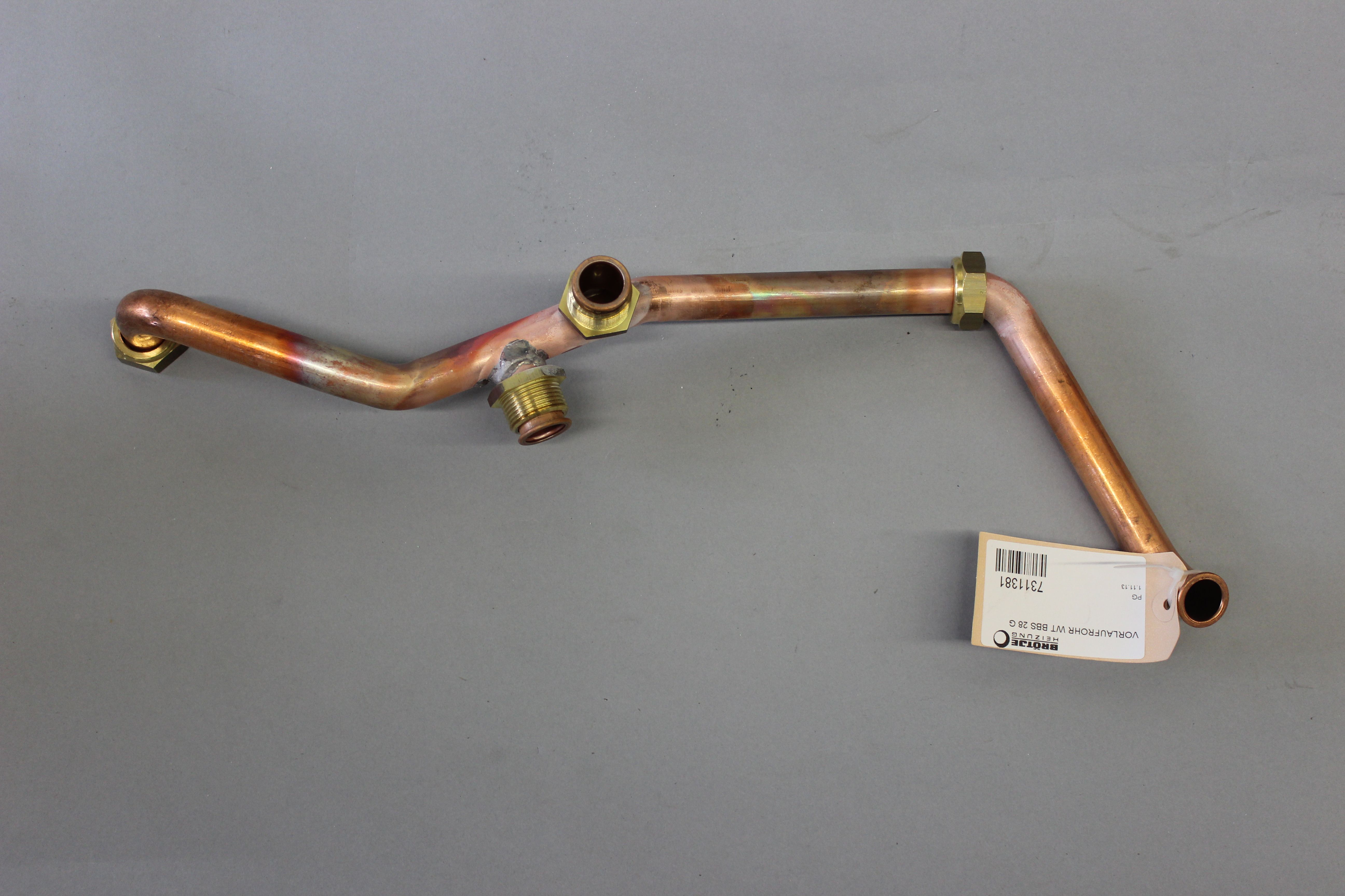 Brötje Vorlaufrohr Wärmetauscher BBS 28