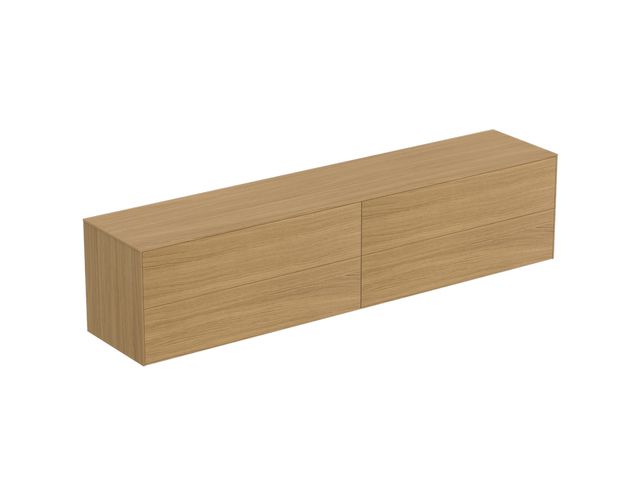 IS Obere rechte Schubladenfront Conca 1180x267mm Eiche hell