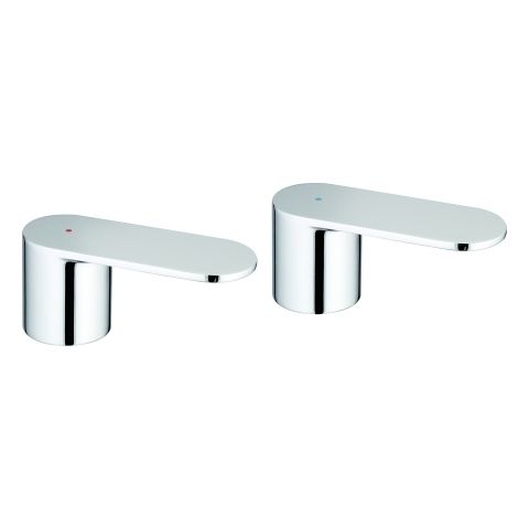 GROHE Griffpaar Eurosmart C 48306 Markierung blau/rot chrom