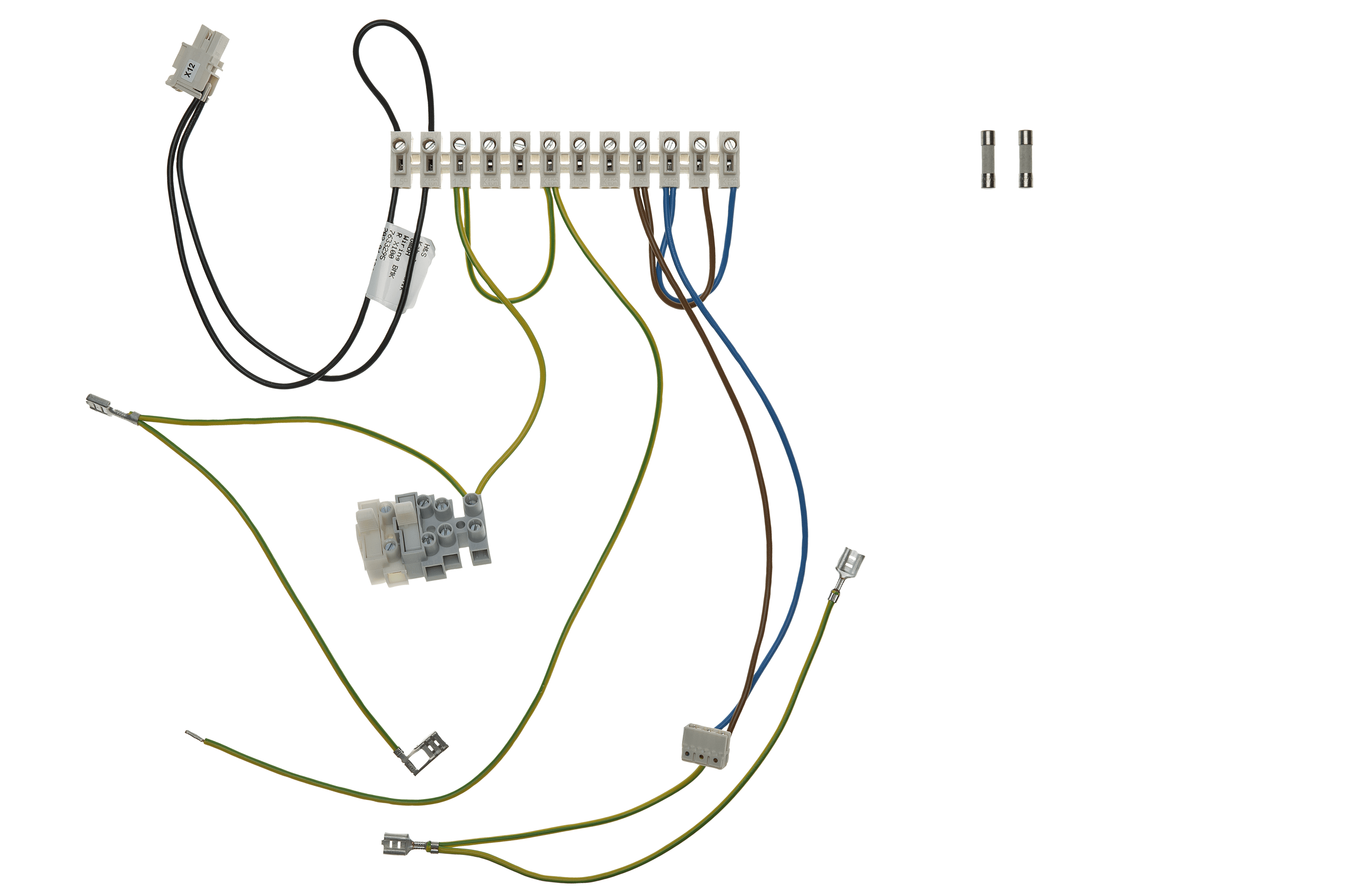 Brötje Klemmleiste mit Sicherungen