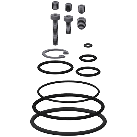 Aqua Montageset best.aus O-Ringen und Gewindestiften Franke