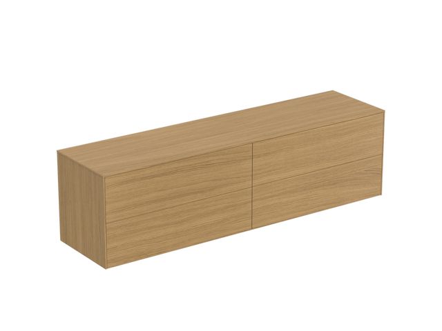IS Obere rechte Schubladenfront Conca 980x267mm Eiche hell