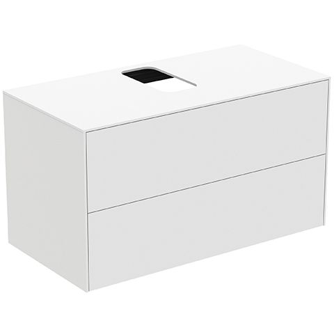 IS Obere Schubladenfront Conca f. WTU 980x267mm Weiß, Alte Nr.2019