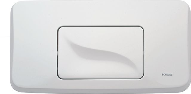 Abdeckplatte Gala weiss f.UP-Spülkasten Start-Stopp-Betätigung