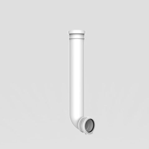 SANIT Spülbogen mit Rundring ( Bauhöhe 985 )