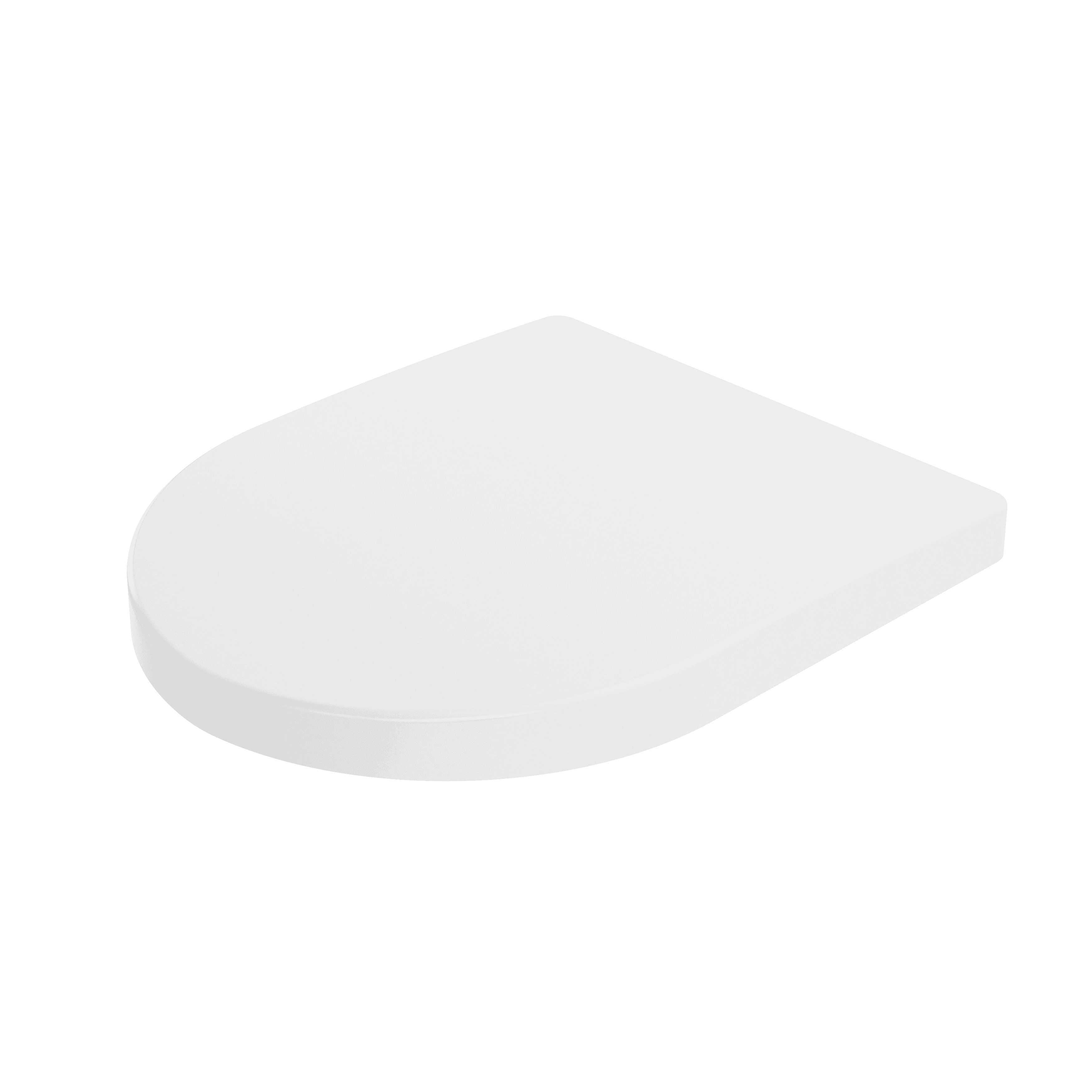 WC-Sitz derby rund m. Edelstahlscharnier weiss VIGOUR