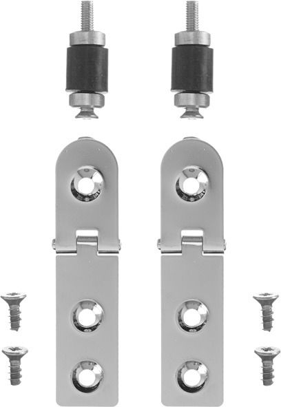 Scharnierpaar Urinaldeckel Fizz chrom Duravit