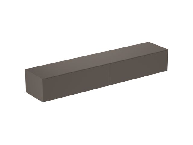 IS WT-Platte Conca ohne Ausschnitt 2387x505mm Anthrazit, Alte Nr.2019