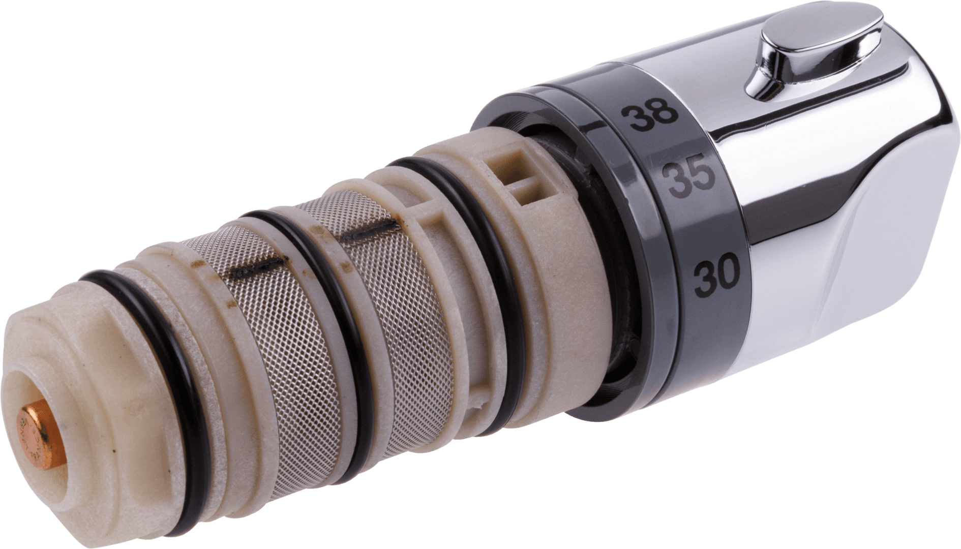 Hansa Temperatur-Regeleinheit mit Griff verchromt