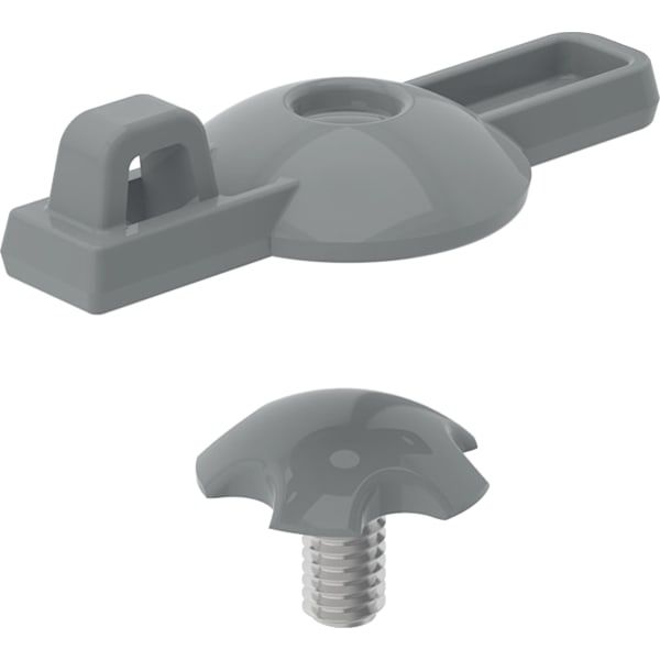 GE Abdeckschraube Mischergriff Bambini WT-Arm. Einhebelmischer farbneutral grau