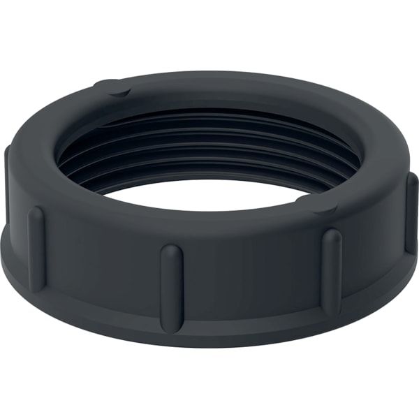 GE Überwurfmutter G1 1/2 schwarz matt