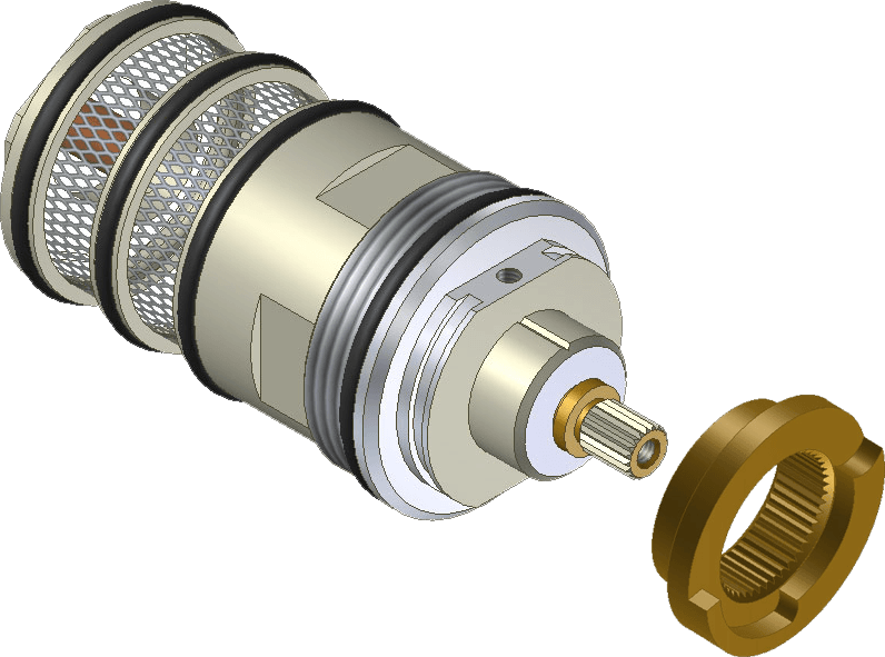 CONTI+ Thermostatkartusche DN20 mit Fixierstück
