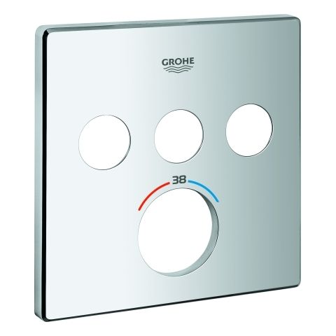 GROHE Rosette 49042 f.SmartControl UP-THM eckig m.3 ASV chrom