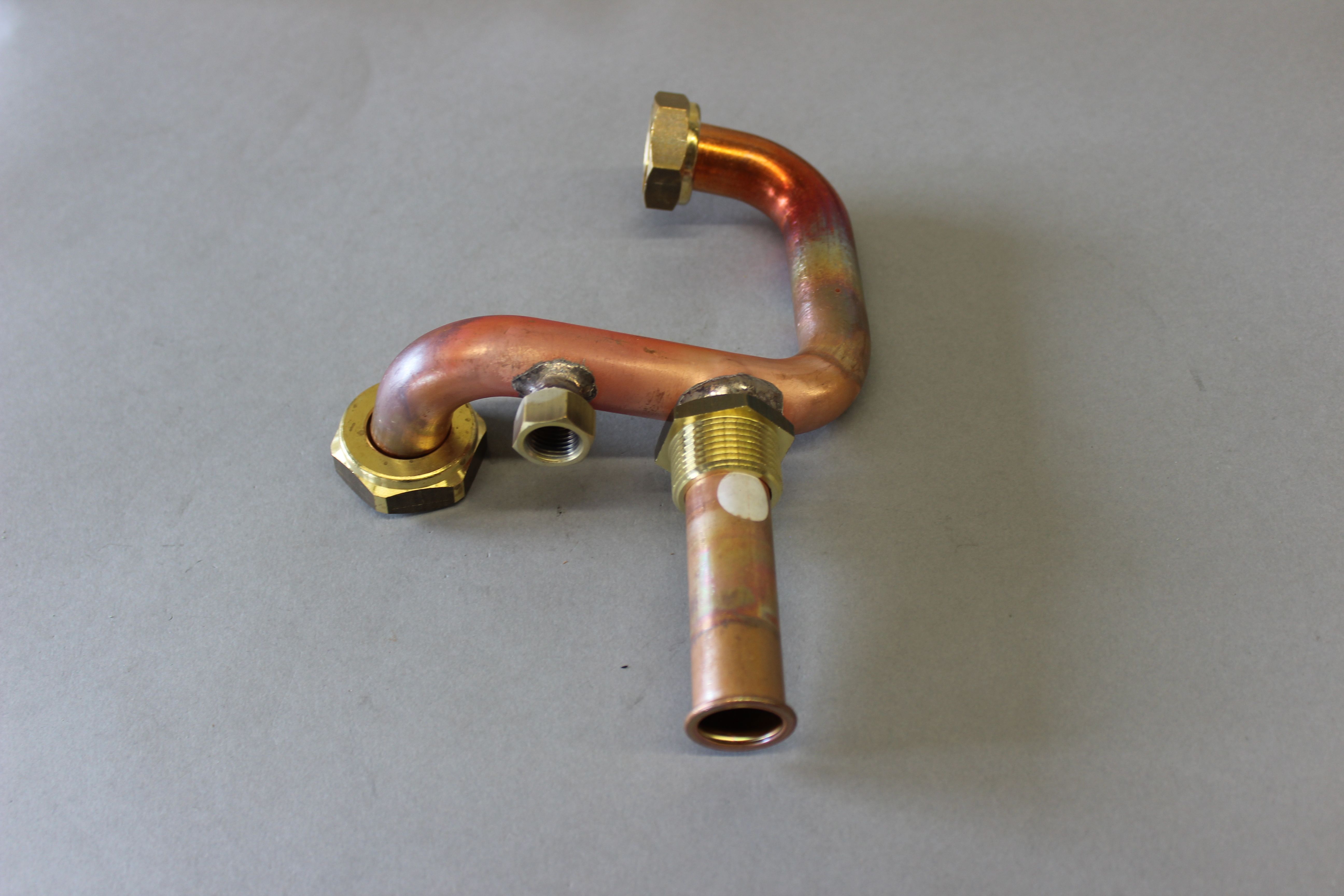 Brötje Rücklaufrohr Wärmetauscher BBS 28