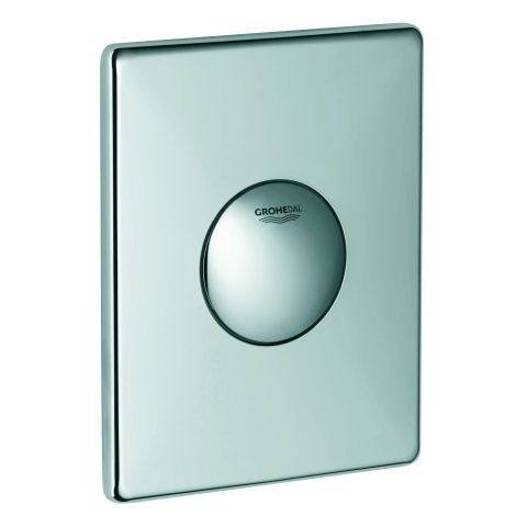 Abdeckplatte Skate verchromt f.UP-Druckspüler Grohe