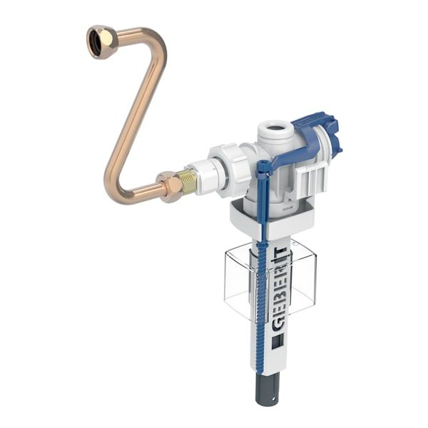 GE Typ 383 Füllventil, WA seitlich 3/8", Nippel aus Messing, für UP-SPK