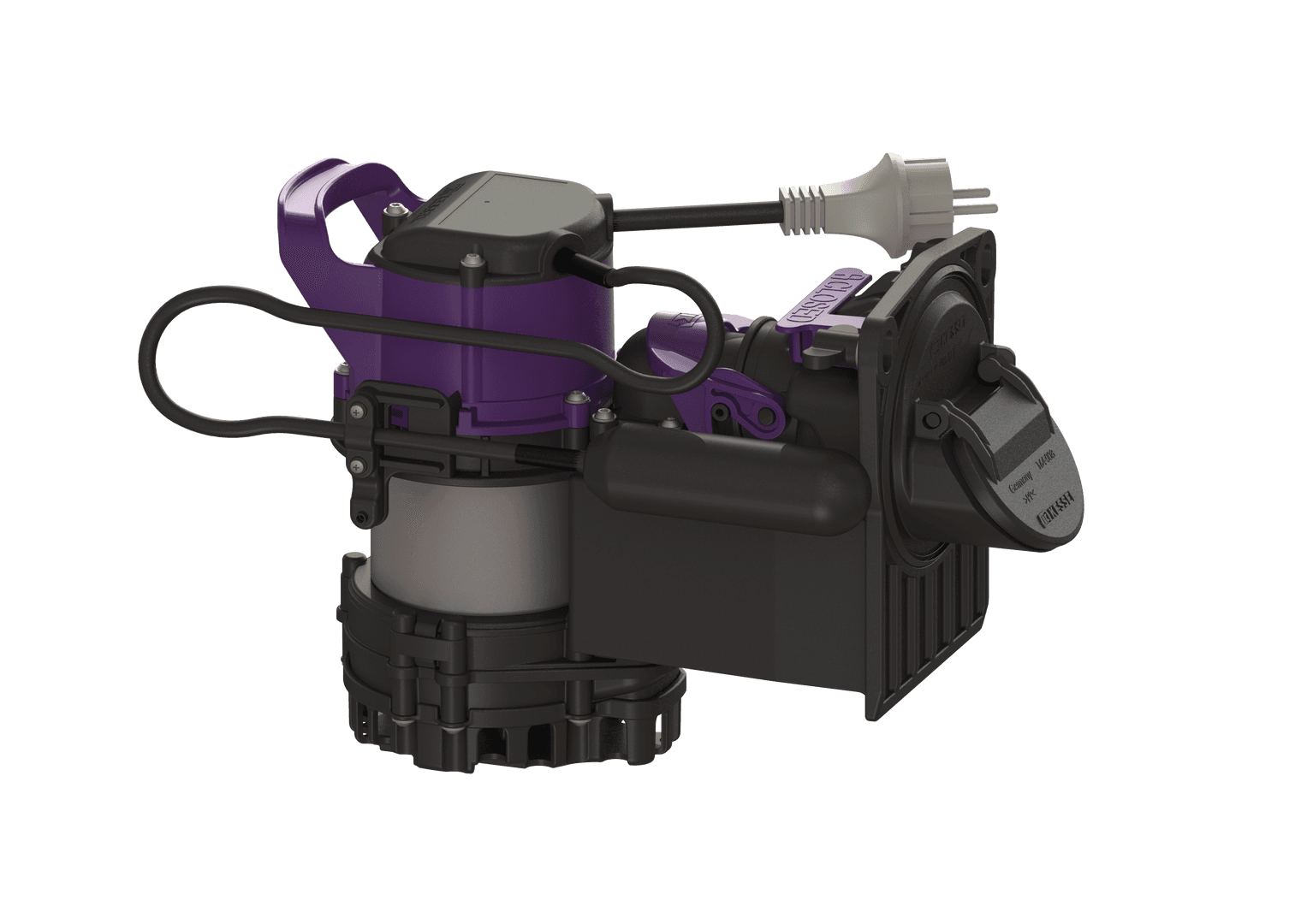 KESSEL-Austauschpumpe GTF 500 mit Schwimmerschalter und Klappengehäuse