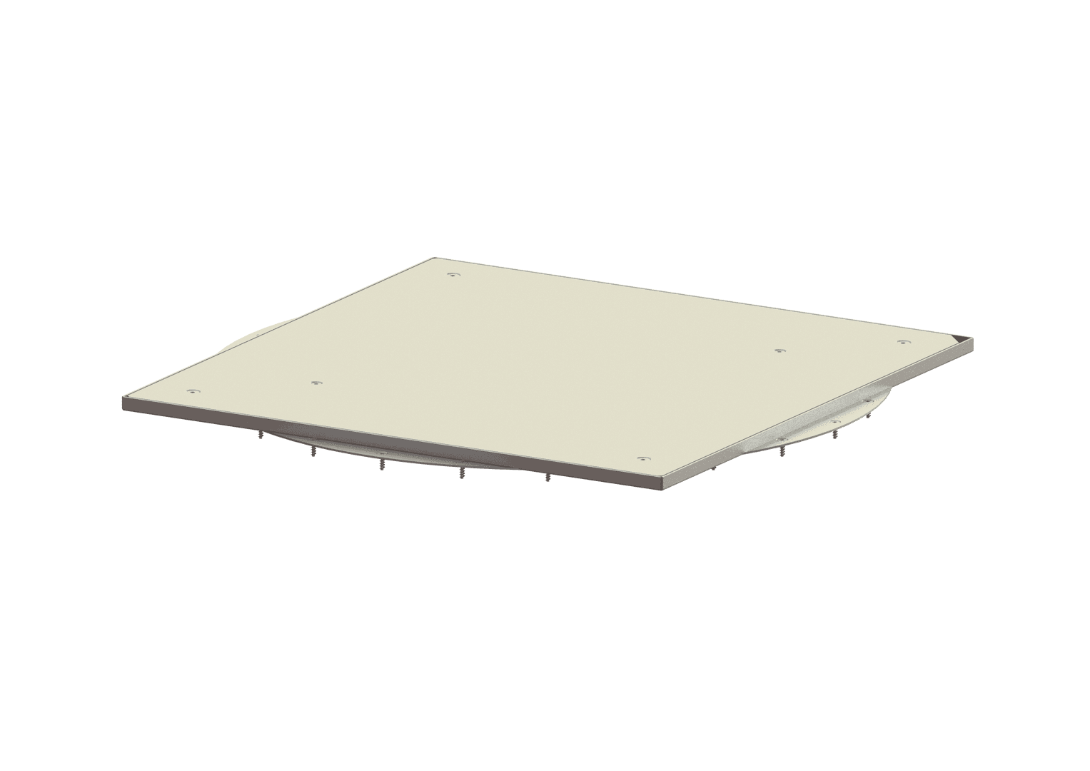 KESSEL-Abdeckplatte L 15, inkl. 30 Schrauben, Dichtung