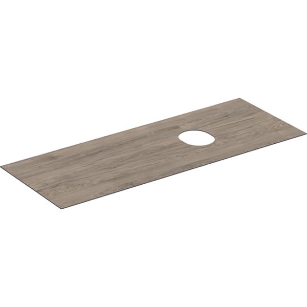 GE VariForm Abdeckplatte für US f. AS-WT mit 2 und 3 Schubl. B=135cm, Nussbaum