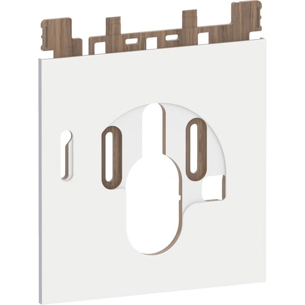 GE Designplatte AquaClean Komplettanlage unten Glas weiß