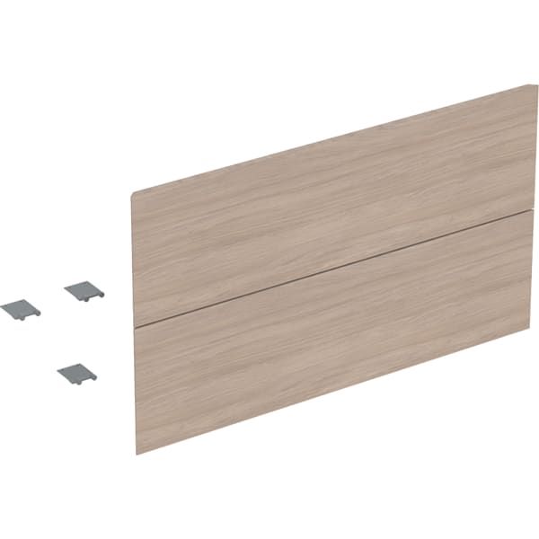GE Set Schubl.-Frt für ONE US, 2 Schubl. für WT B: 90cm, Eiche