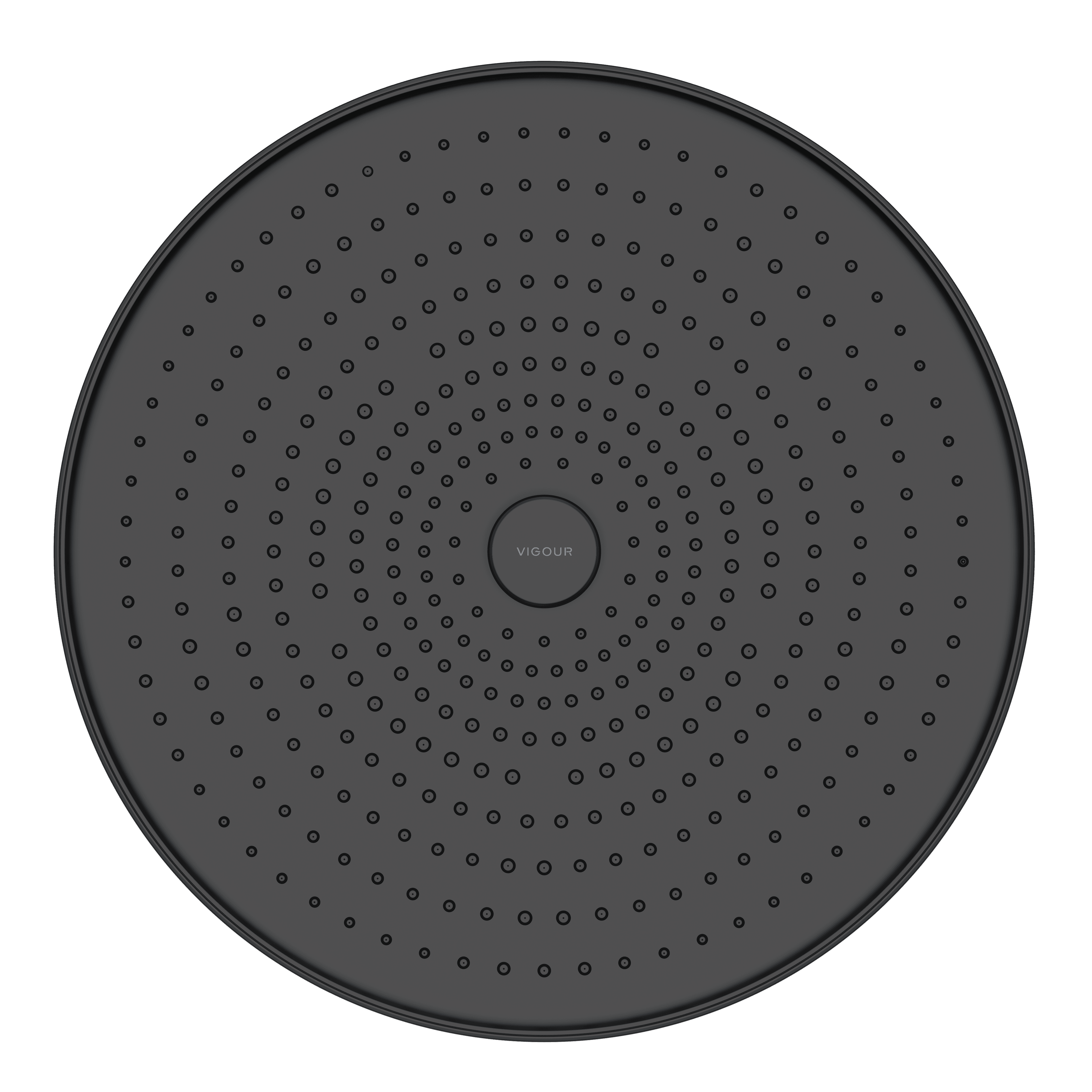 Kopfbrause individual 3.0, 310mm rund mit Umsteller schwarzmatt VIGOUR