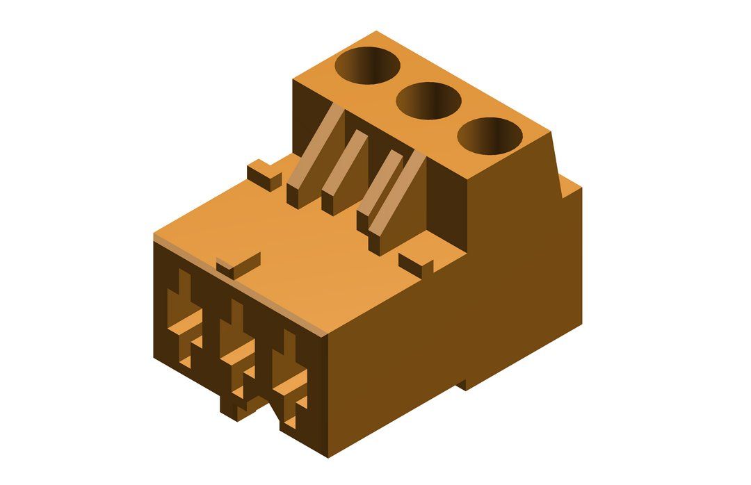 BOSCH Ersatzteil TTNR: 8718585551 Anschlusskl. 3-pol SI-Kette orange everp