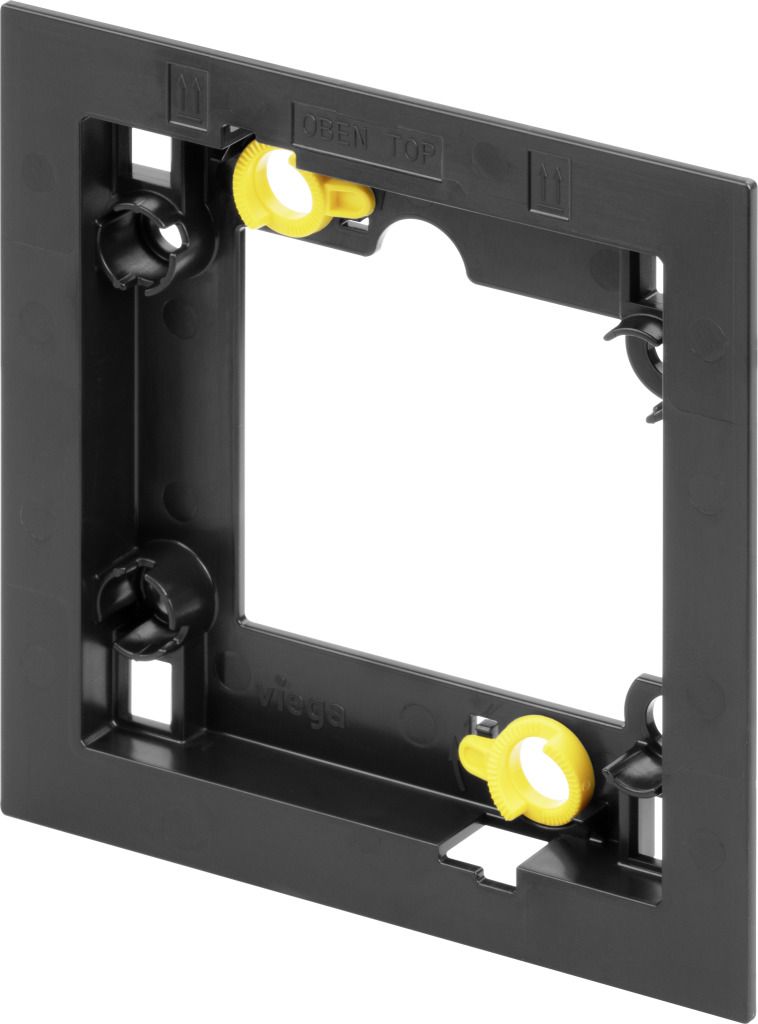 Viega Urinal-Grundrahmen 8580.25 aus Kunststoff/schwarz