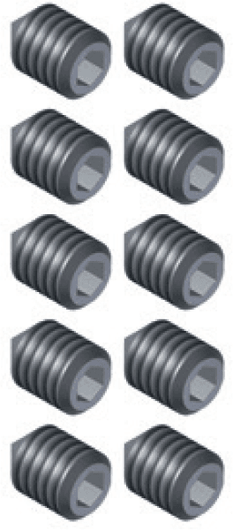 CONTI+ Madenschraubenset M4 für Abdeckplatten