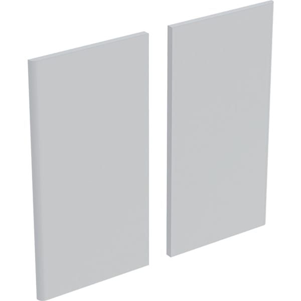 GE Türen Set für Renova Compact Unterschrank f. WT B:65cm, hellgrau