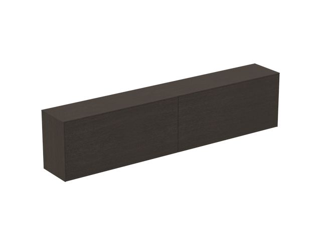 IS rechte Schubladenfront Conca für WTU 1180x536mm Eiche Geflammt