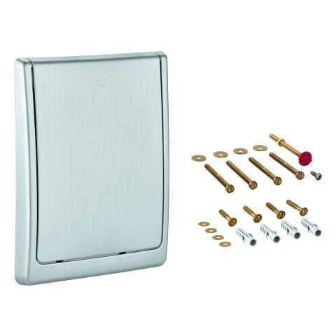Grohe Abdeckplatte komplett f.UP-WC-Druckspüler matt-verchromt
