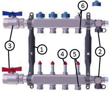 Ventileinsatz mit Anschlussnippel GUT 1 Ventileinsatz und 1 Anschlussnippel