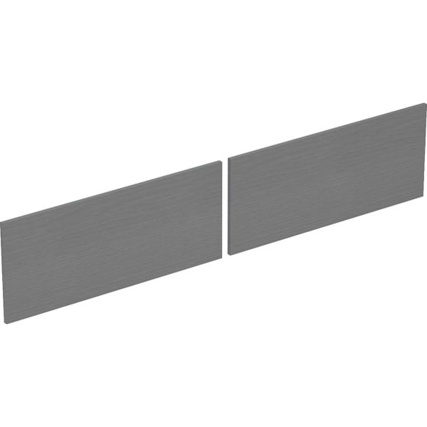 GE Set Schubladenfront (2 St.) für Xeno2 US für Breite WT 160 cm, grau
