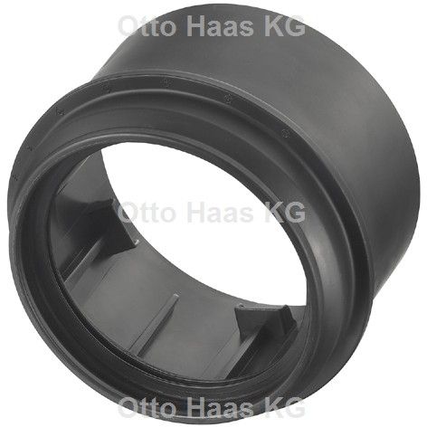 Übergangsstück f.WC-Bogen PE-HD 110x90mm