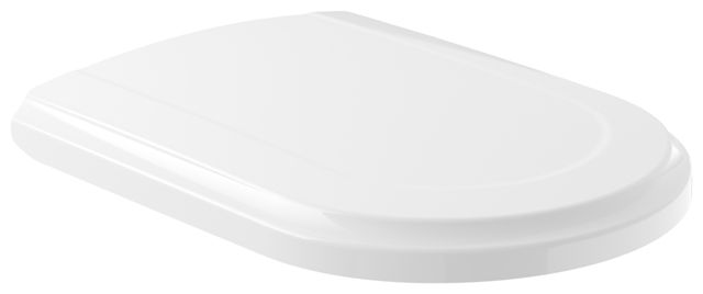 WC-Sitz Hommage weiss m.Quick-Release u.Soft-Closing m.Scharn.verchromt V+B