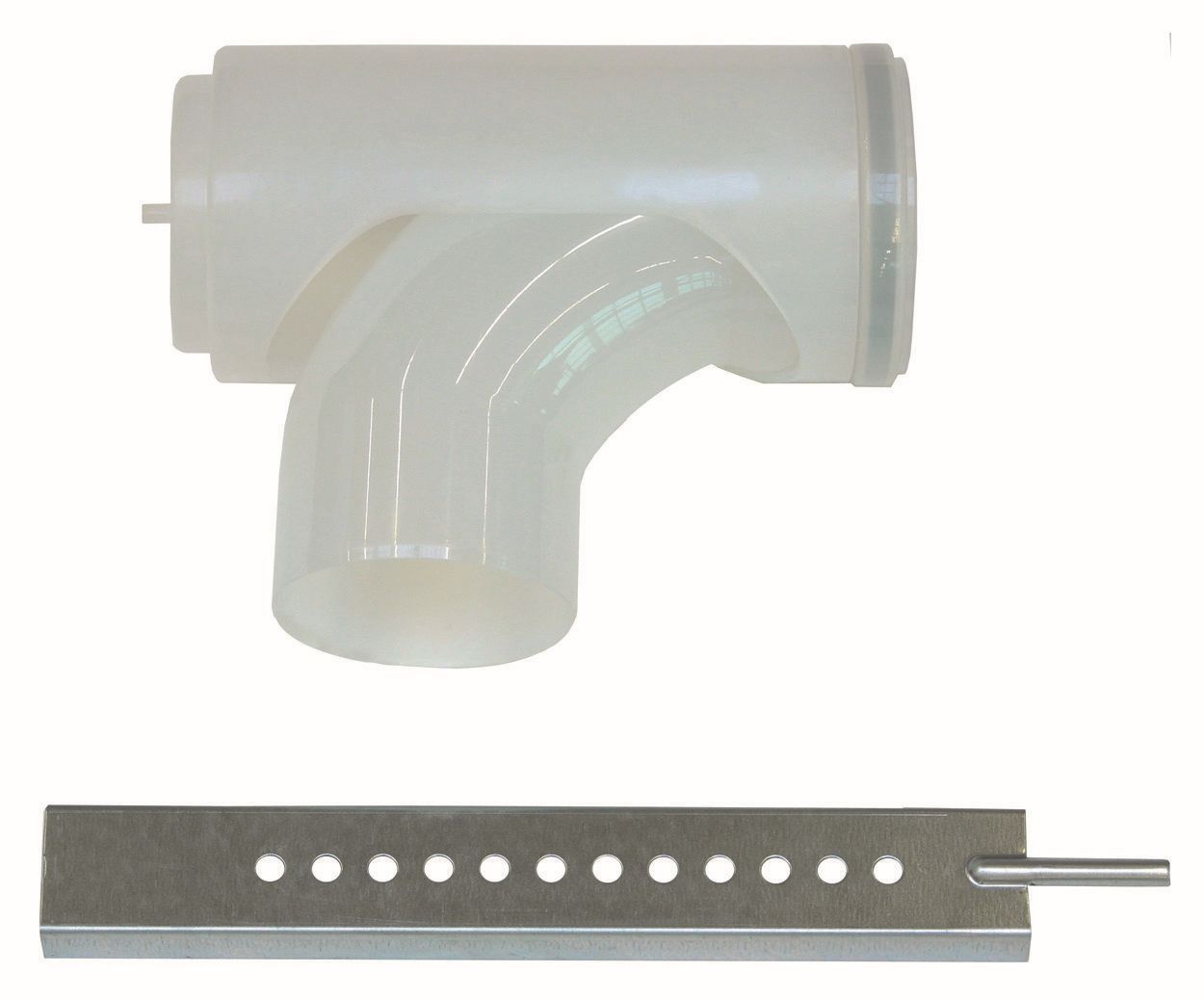 VA Stützbogen 87 Gr d:110mm PP mit Auflageschiene 350mm