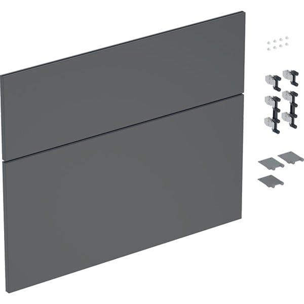 GE Schubladenfront Set für iCon für WT B:75cm, lava matt