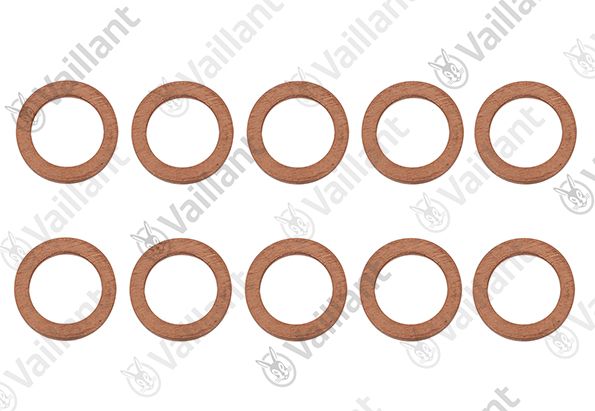 Dichtung, kpl. (Set a 10 Stück) MAG 11,14-0/0 (Gasanschluss) Kupfer