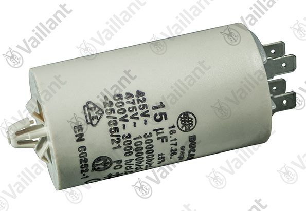 VA Kondensator 15uF Vaillant-Nr. 0020185059