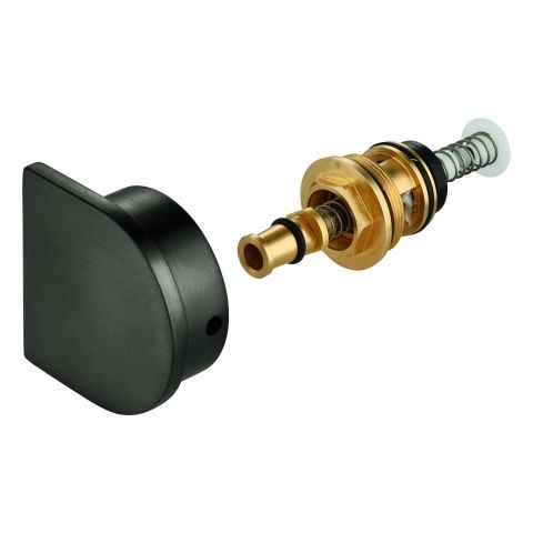 GROHE Umstellung 48451 für EHM Wanne Wand-/Bodenmontage hard graphite geb.