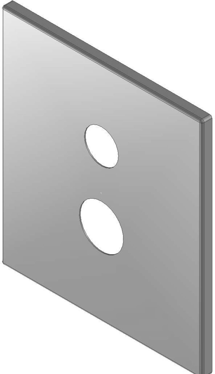 CONTI+ Abdeckplatte eckig CONBOX elektrisch/mechanisch
