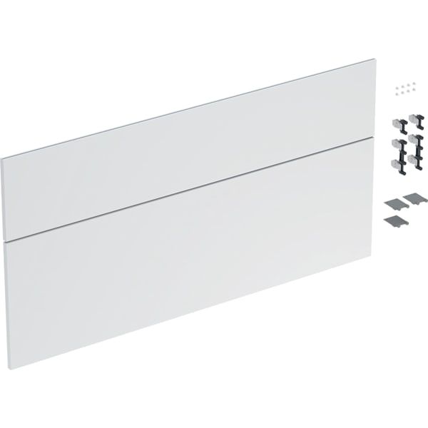 GE Schubladenfront Set für iCon für WT B:120cm, weiß matt