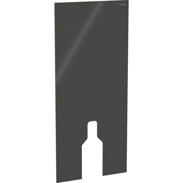 GE Frontverkleidung für Geberit Monolith für Stand-WC 114cm Glas schwarz