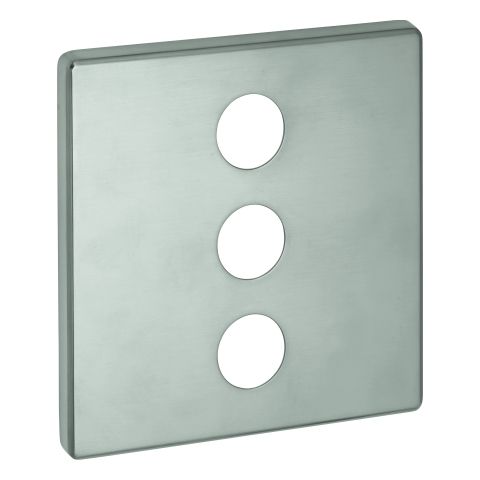 GROHE Rosette 48368 eckig für SmartControl supersteel