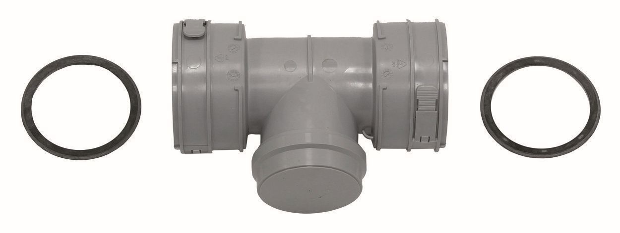 Set 2 flexibles System 80 mm Revisionselement      Vaillant Nr.303511