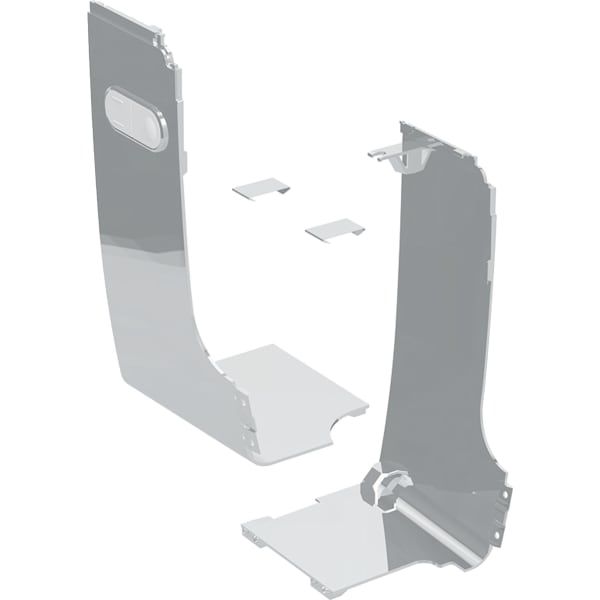 GE Set Designabdeckung seitlich f. Geberit AquaClean Mera, hgl.verchr.