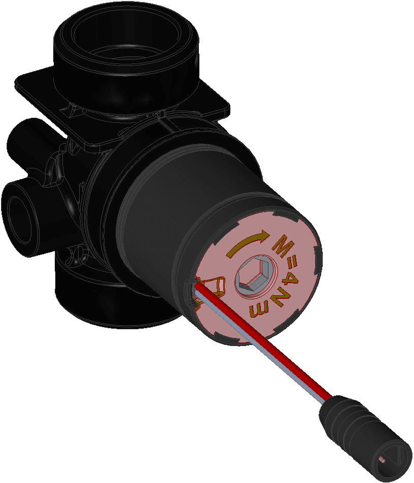 CONTI+ Magnetventilgehäuse 55 mm, 6V Bi mit Ventil ohne Absperrung